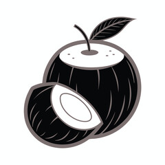 illustration of coconut
