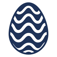 Egg easter painted easter egg easter egg pattern wave silhouette