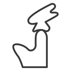 Head divinity posture stroke