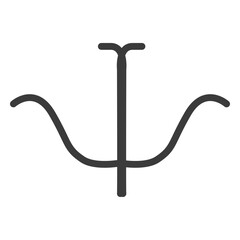Hieroglyph sign figure image symmetry stroke