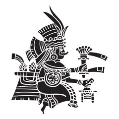 Aztec gods illustration huitzilopochtli aztec