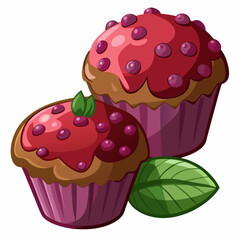 cupcake with cherry