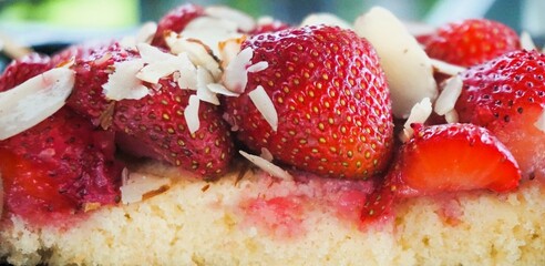Erdbeerkuchen