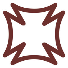 African symbol home house stroke