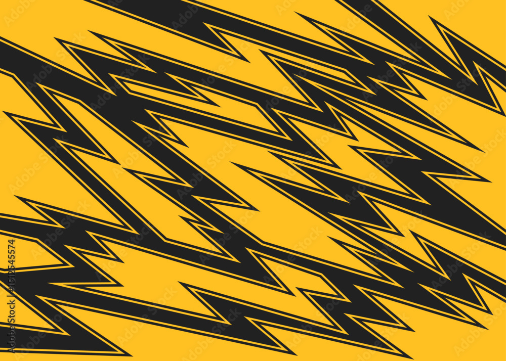 Poster abstract background with seamless diagonal zigzag line pattern