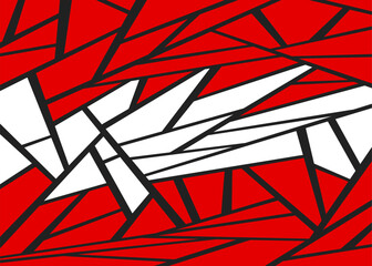 Abstract background with geometric lines pattern