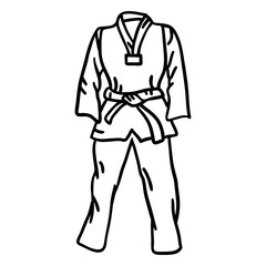 Korean taekwondo stroke