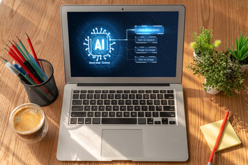 Generative AI virtual assistant tools for prompt engineer and user for ease of engage artificial...