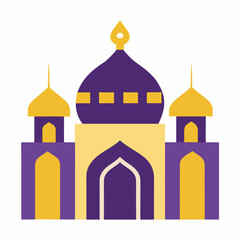 vector illustration of mosque
