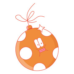 Christmas cartoon ornament