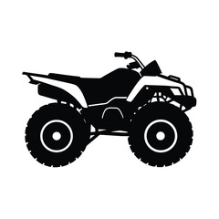 Obraz premium off road atv vector silhouette 