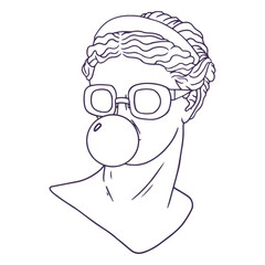 Greek woman sculpture people