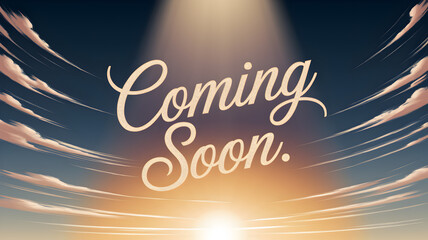 Coming soon background 