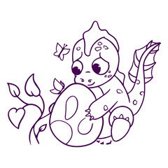 Baby dragon egg creature