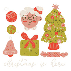 Christmas is here flat quote