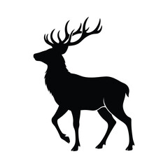 Elegant Stag Silhouette for Nature Themes