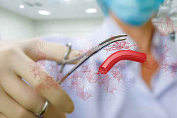 Surgeon performing innovative surgery