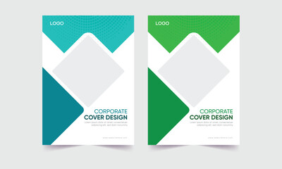 modern cover vector design. company annual report cover. business brochure cover