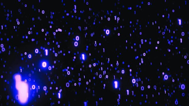 fiber optics background with lots light spots
