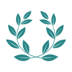 Simple Leaf Floral Frame Vector Border Design