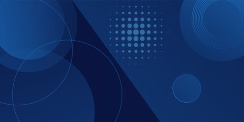 Abstract blue shapes background with simple and modern technology geometric pattern. Vector abstract graphic design