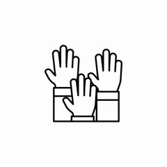 election community icon sign vector