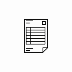 job application form icon sign vector