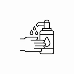 liquid soap icon sign vector