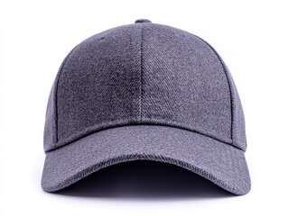 Stylish Grey Hat: Four Angle Showcase of a Classic Baseball Cap on a Clean White Canvas
