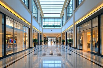 Modern Commercial Window Design for Retail and Office Spaces in Atlanta's New Shopping Mall