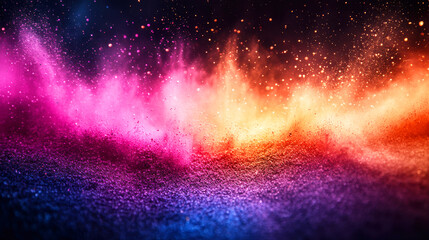 Happy holi festival of colors spray celebration