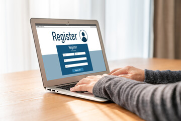 Online registration form for modish form filling on the internet website