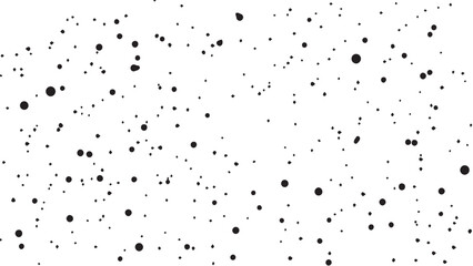 Grunge ink splash dots grained texture on white background. Ink splashes seamless pattern. Black and white spray texture.
