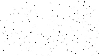 Grunge ink splash dots grained texture on white background. Ink splashes seamless pattern. Black and white spray texture.
