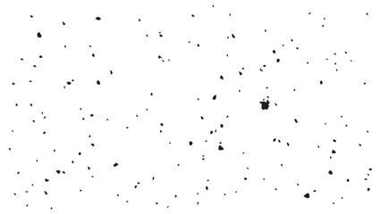 Grunge ink splash dots grained texture on white background. Ink splashes seamless pattern. Black and white spray texture.

