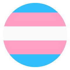 Transgender circle stripe flat