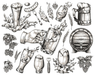 Celebration of beer and brewing traditions in art