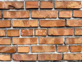 Old red brick wall, mur ściana z czerwonej cegły, kamienna  © MR. Stanek