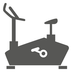 Spin bike flat icon