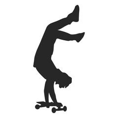 Skateboard silhouette 1