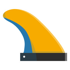 Surfboard fin icon
