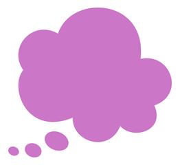 Speech bubble icon for comic book. Message box illustration. Speak balloon sign. Blank dialog frame