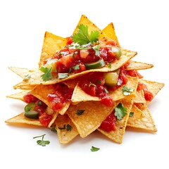 nachos and salsa