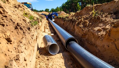 Large pipe installation