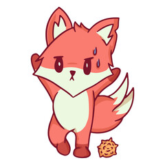 Fox color stroke gym sweat