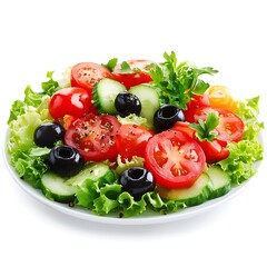 greek salad with feta cheese
