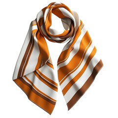 red tie isolated on white background