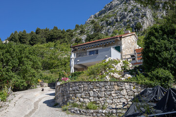 Biokovo national park mountains. Beautiful landscape photography from Makarska, Croatia