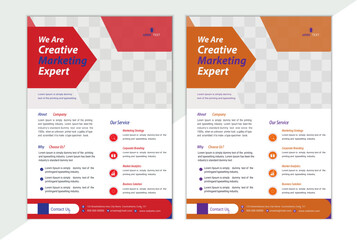 Corporate Business flyer template vector design, business flyer, brochure, magazine or flier mockup in bright colors. perfect for creative professional business. . vector template See Less.
 