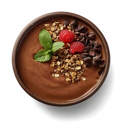 chocolate cake with strawberries